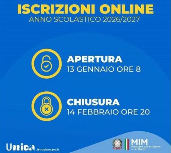 APERTE LE ISCRIZIONI a.s. 2026-2027