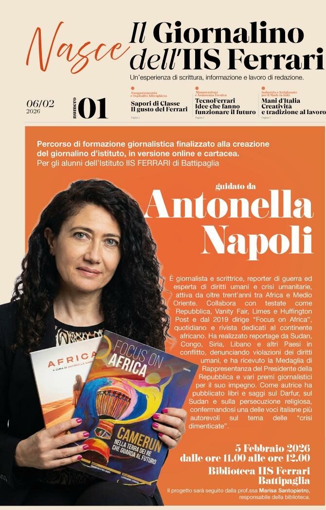 Nasce il Giornalino dell'IIS FERRARI
